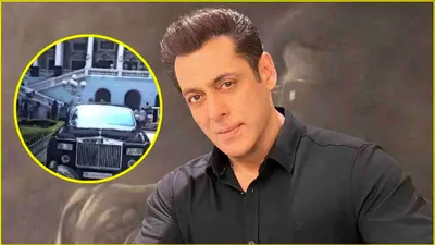 salman khan धमकियों के बीच कहां  sikandar के सेट से लेटेस्ट वीडियो आया सामने