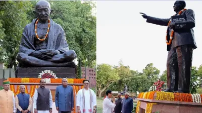 संसद परिसर में मूर्तियों की शिफ्टिंग पर क्यों मचा बवाल  खड़गे बोले  गांधी अंबेडकर की प्रतिमा को किया गया किनारे