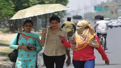 दिल्ली ncr में गर्मी का टाॅर्चर  हीटवेव से शहरों में पारा 45 डिग्री के पार  imd ने जारी किया रेड अलर्ट