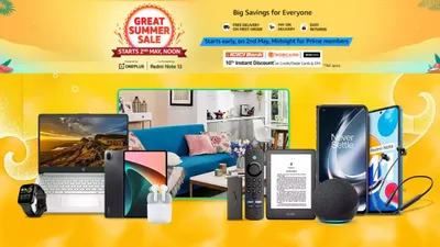 amazon great summer sale जल्द होगी शुरू  फोन से लेकर लैपटॉप पर मिलेगी तगड़ी छूट 