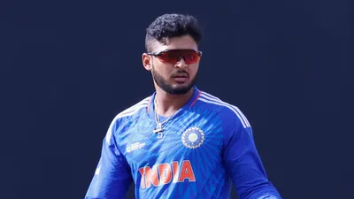 ind vs sl  डेब्यू मैच में ही रियान पराग ने झटका विकेट  दिया कमाल का रिएक्शन