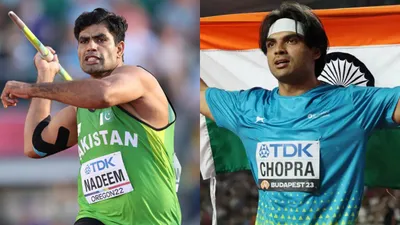 paris olympics  नीरज चोपड़ा के पाकिस्तानी दोस्त ने कर दिया कमाल  फेंका इतने मीटर का भाला  फाइनल में बनाई जगह