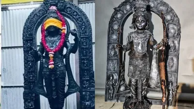  राम लला की मूर्ति में ढाला 9 साल का बच्चा  कोलकाता के कपल का अद्भुत कमाल