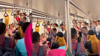 delhi metro को bigg boss से ज्यादा trp  युवती का वायरल वीडियो ही कुछ ऐसा है