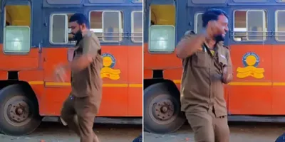 ओ भाई साहब  bus conductor ने किया खतरनाक डांस  watch video