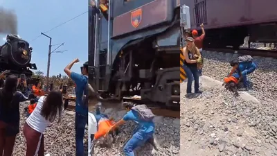 चलती ट्रेन के आगे रील बनाने की गुस्ताखी ने ली जान  लड़की की मौत का लाइव वीडियो वायरल