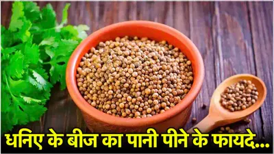 coriander seeds water benefits  रोजाना खाली पेट पिएं 1 गिलास धनिए का पानी  शरीर को मिलेंगे 5 जबरदस्त फायदे 