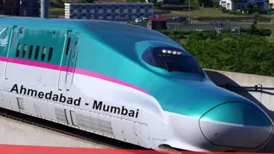 भारत की पहली बुलेट ट्रेन पर ताजा अपडेट  mumbai ahmedabad रूट पर 394 मीटर लंबी सुरंग तैयार