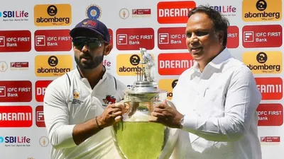 irani cup 2024  खत्म हुआ 27 साल का लंबा इंतजार  रहाणे की कप्तानी में मुंबई बनी चैंपियन  सरफराज खान ने लूटी महफिल