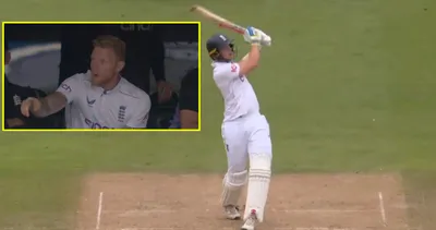 eng vs wi  इंग्लैंड के बल्लेबाज ने ठोका स्टेडियम पार छक्का  खुला रह गया बेन स्टोक्स का मुंह  देखें वीडियो