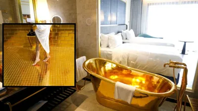 दुनिया का  पहला सोने का होटल   एक रात का किराया 20 हजार
