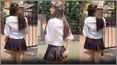 arbaaz khan की एक्स गर्लफ्रेंड ने पहनी हद से ज्यादा छोटी स्कर्ट  ट्रोलर्स बोले   स्कर्ट नीचे खींचने से     