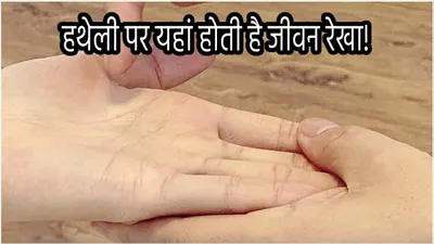 palmistry  अपने हाथ की जीवन रेखा देखकर जानें ये 7 बातें  जानें क्या कहती है आपकी लाइफ लाइन 