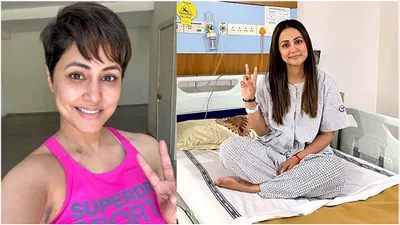 hina khan फिर अस्पताल में भर्ती  बेस्ट कैंसर से लड़ती एक्ट्रेस मांग रही दुआ