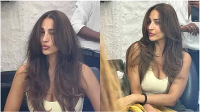 malaika arora का सोशल मीडिया पर कमबैक  पिता की मौत के बाद न्यू लुक में आईं नजर