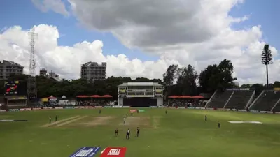 क्या बारिश से धुल जाएगा भारत जिम्बाब्वे का मैच  देखें कैसा है मौसम का हाल