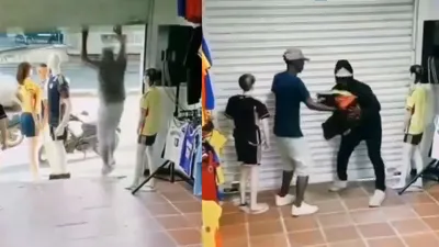 video   चोरी करने कपड़े की दुकान में घुसे चोर  उल्टा पड़ गया दांव  दुकानदार की होशियारी से बुरे फंसे