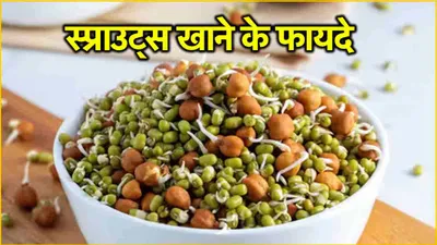 sprouts benefits  ब्रेकफास्ट में अंकुरित दाल खाने के 5 फायदे  इम्यूनिटी होगी मजबूत