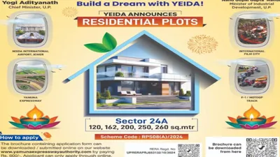 yeida plot scheme 2024  अपना आशियाना बनाने का खास मौका  कम कीमत पर खरीदें बड़ा प्लॉट 