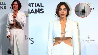 bhumi pednekar के हाथ में  बम  देख भड़के फैंस  कपड़ों ने आग में डाला घी