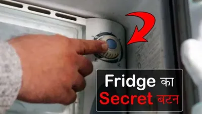 fridge की लाइफ डबल कर देता है ये छिपा हुआ बटन  फायदे जानकर आप भी कहेंगे  भाई पहले बता देते 