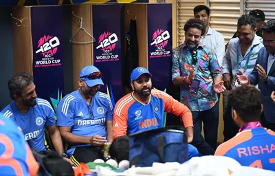 जीत के बाद टीम इंडिया के ड्रेसिंग रूम में कैसे मनाया गया जश्न  सामने आया वीडियो