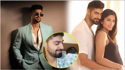 tanuj virwani ने दिखाई बेटी की पहली झलक  नन्ही सी जान को कंधे पर थामे नजर आए एक्टर