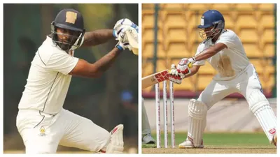 duleep trophy 2024  सस्ते में आउट हुए सूर्यकुमार मुशीर  अभिमन्यु ईश्वरन ने अकेले संभाला मोर्चा