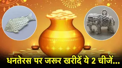 dhanteras 2024  धनतेरस पर घर लाएं चांदी की मछली हाथी  दूर होंगे सभी संकट  बरसेगा धन 